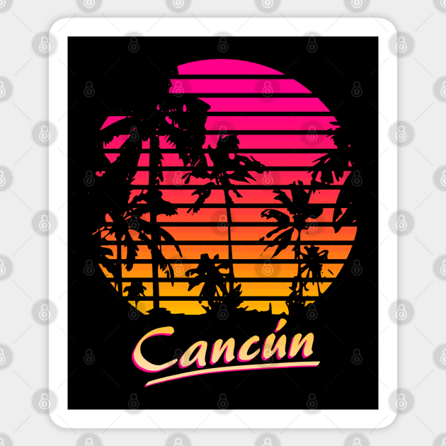 Cancun Sticker by Nerd_art